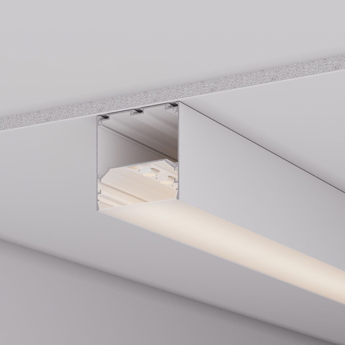Профиль Arlight LINE-M-7575-2500 WHITE 058158 Профиль Arlight LINE-M-7575-2500 WHITE 058158