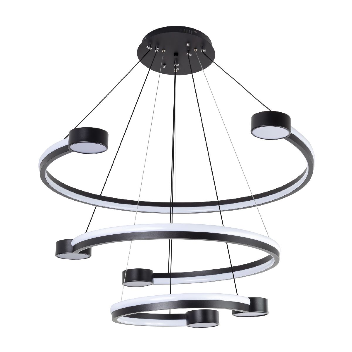 Подвесная люстра LED4U L7100-3 BK Подвесная люстра LED4U L7100-3 BK