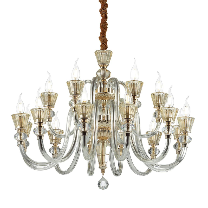 Подвесная люстра Ideal Lux Strauss SP18 140629 Подвесная люстра Ideal Lux Strauss SP18 140629