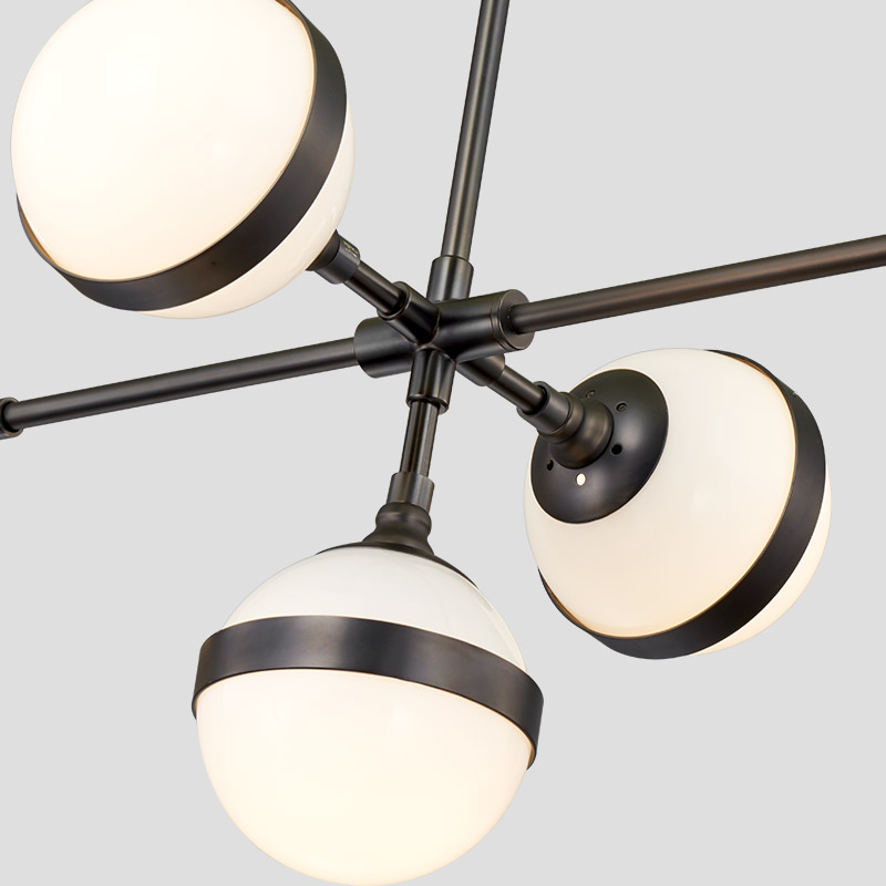 Люстра на штанге Delight Collection Peggy 9252P/5L black Люстра на штанге Delight Collection Peggy 9252P/5L black