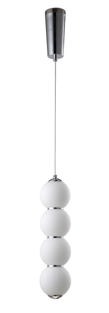 Подвесной светильник Crystal Lux Desi DESI SP4 CHROME/WHITE Подвесной светильник Crystal Lux Desi DESI SP4 CHROME/WHITE