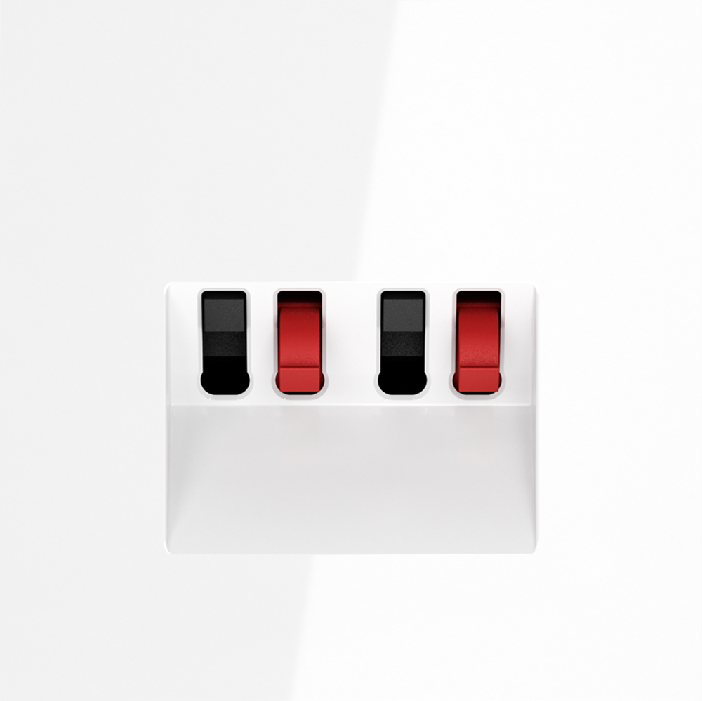 Розетка акустическая Voltum S70 VLS060301 (белый глянцевый)