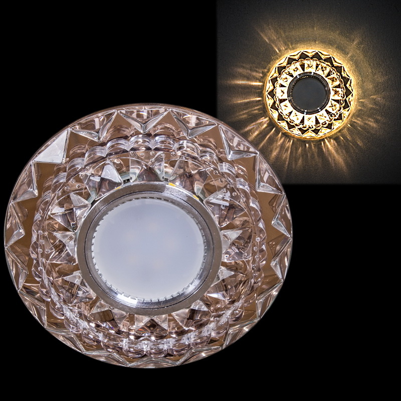 Встраиваемый светильник Reluce 22046-9.0-001PL MR16+LED3W TEA Встраиваемый светильник Reluce 22046-9.0-001PL MR16+LED3W TEA