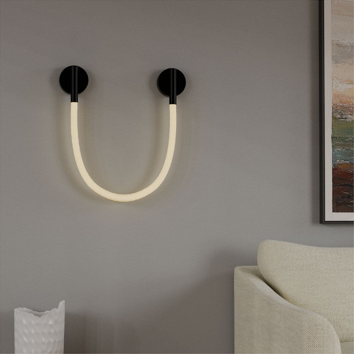 Настенный светильник Lightera Tura LE103W-93BB STAINLESS