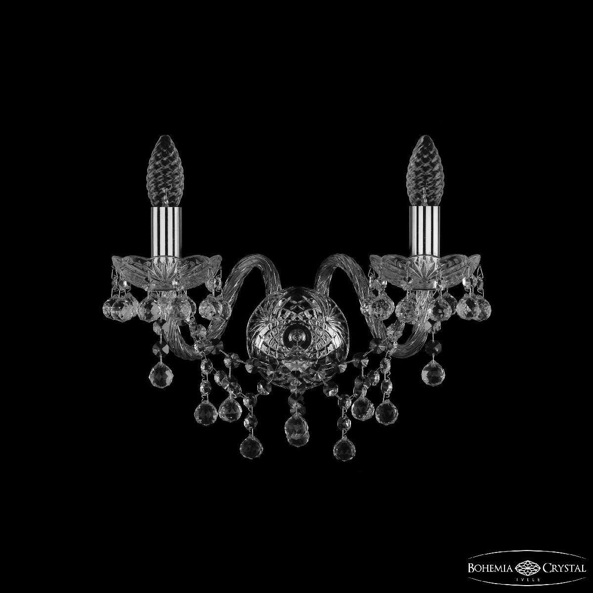 Бра Bohemia Ivele Crystal 1409B/2/160 Ni Бра Bohemia Ivele Crystal 1409B/2/160 Ni