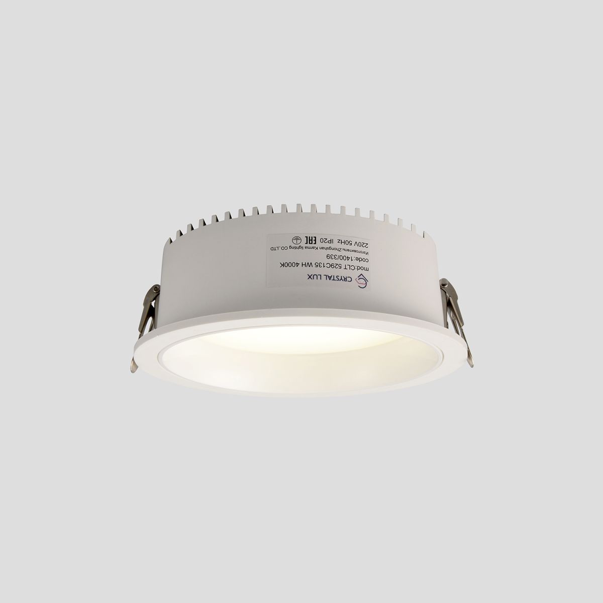 Встраиваемый светильник Crystal Lux CLT 529C135 WH 4000K Встраиваемый светильник Crystal Lux CLT 529C135 WH 4000K