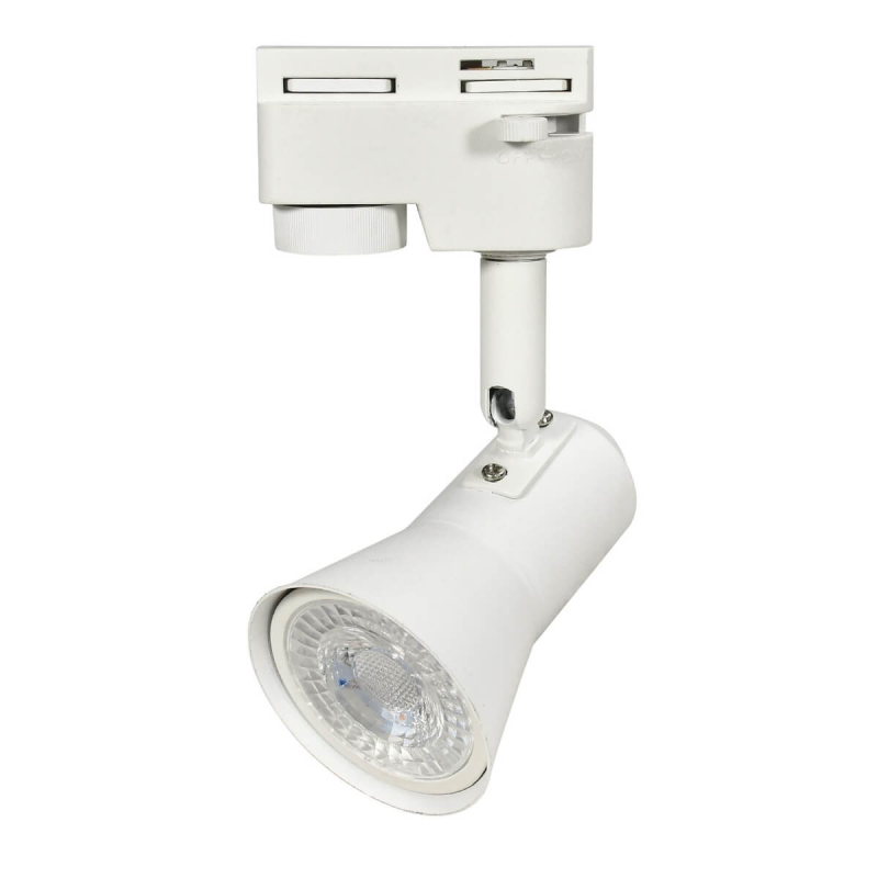 Трековый светильник Volpe UBL-Q323 GU10 WHITE Трековый светильник Volpe UBL-Q323 GU10 WHITE
