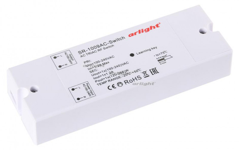 Контроллер Arlight-выключатель SR-1009AC-SWITCH 020935 Контроллер Arlight-выключатель SR-1009AC-SWITCH 020935