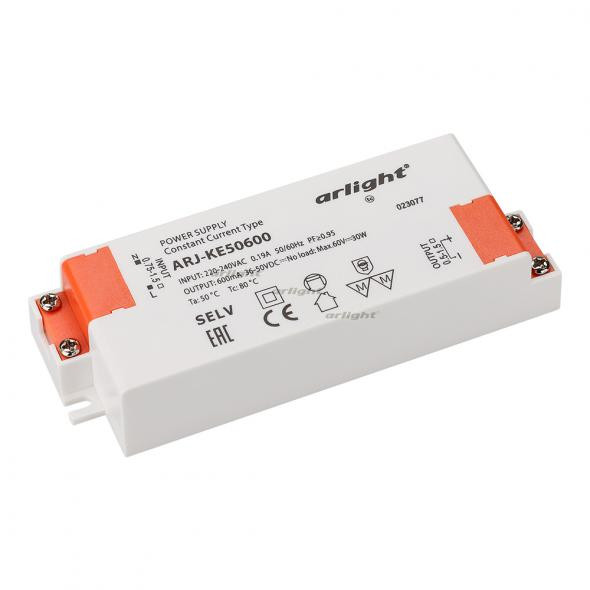 Блок питания Arlight ARJ-KE50600 (30W, 600mA, PFC) 023077 Блок питания Arlight ARJ-KE50600 (30W, 600mA, PFC) 023077
