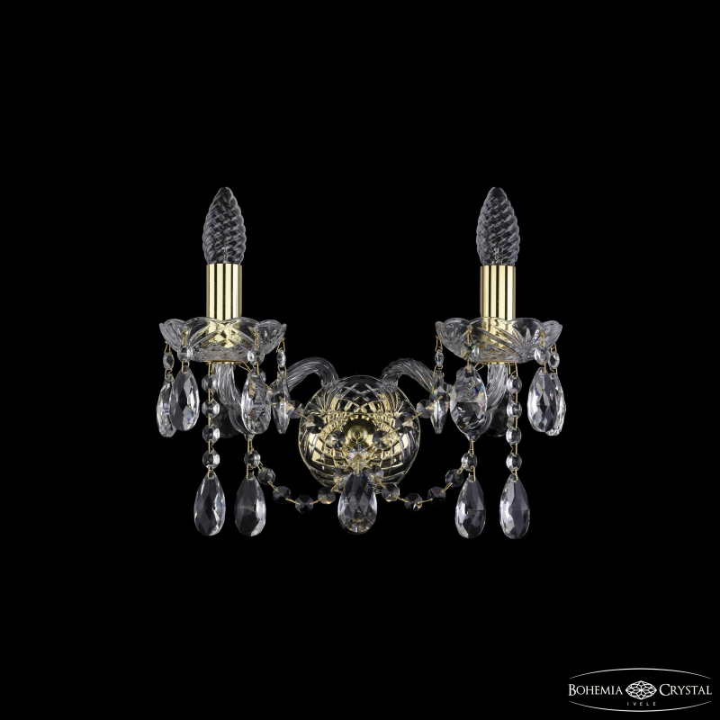 Бра Bohemia Ivele Crystal 1413B/2/141 G Бра Bohemia Ivele Crystal 1413B/2/141 G