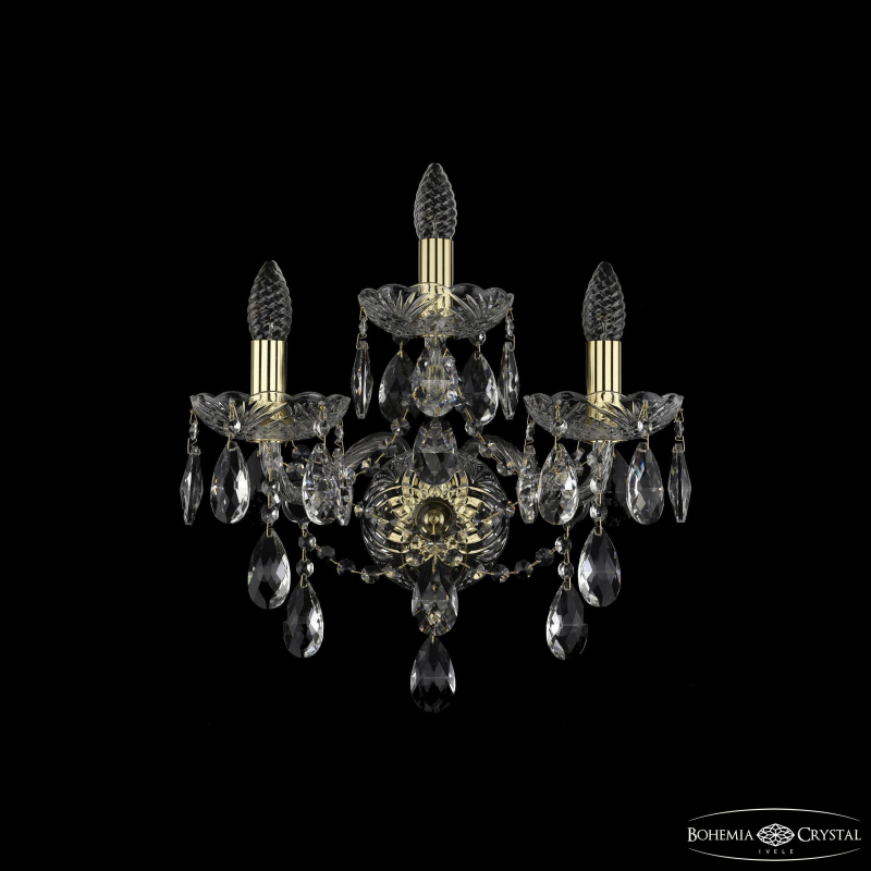 Бра Bohemia Ivele Crystal 1415B/2+1/165/XL G Бра Bohemia Ivele Crystal 1415B/2+1/165/XL G