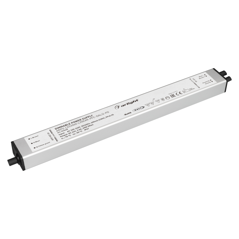 Блок питания Arlight ARPV-LG24060-Linear-PFC-DALI2-PD (24V, 2.5A, 60W) 033428 Блок питания Arlight ARPV-LG24060-Linear-PFC-DALI2-PD (24V, 2.5A, 60W) 033428