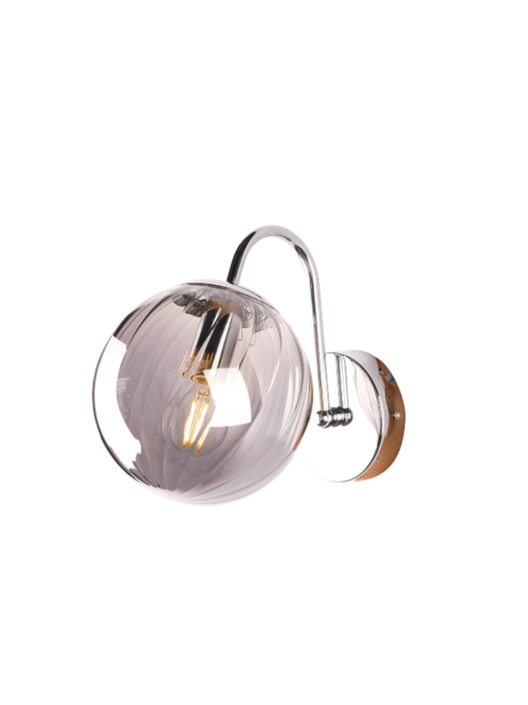 Бра Elvan BR-3601/1-E14-СhSmGr Бра Elvan BR-3601/1-E14-СhSmGr