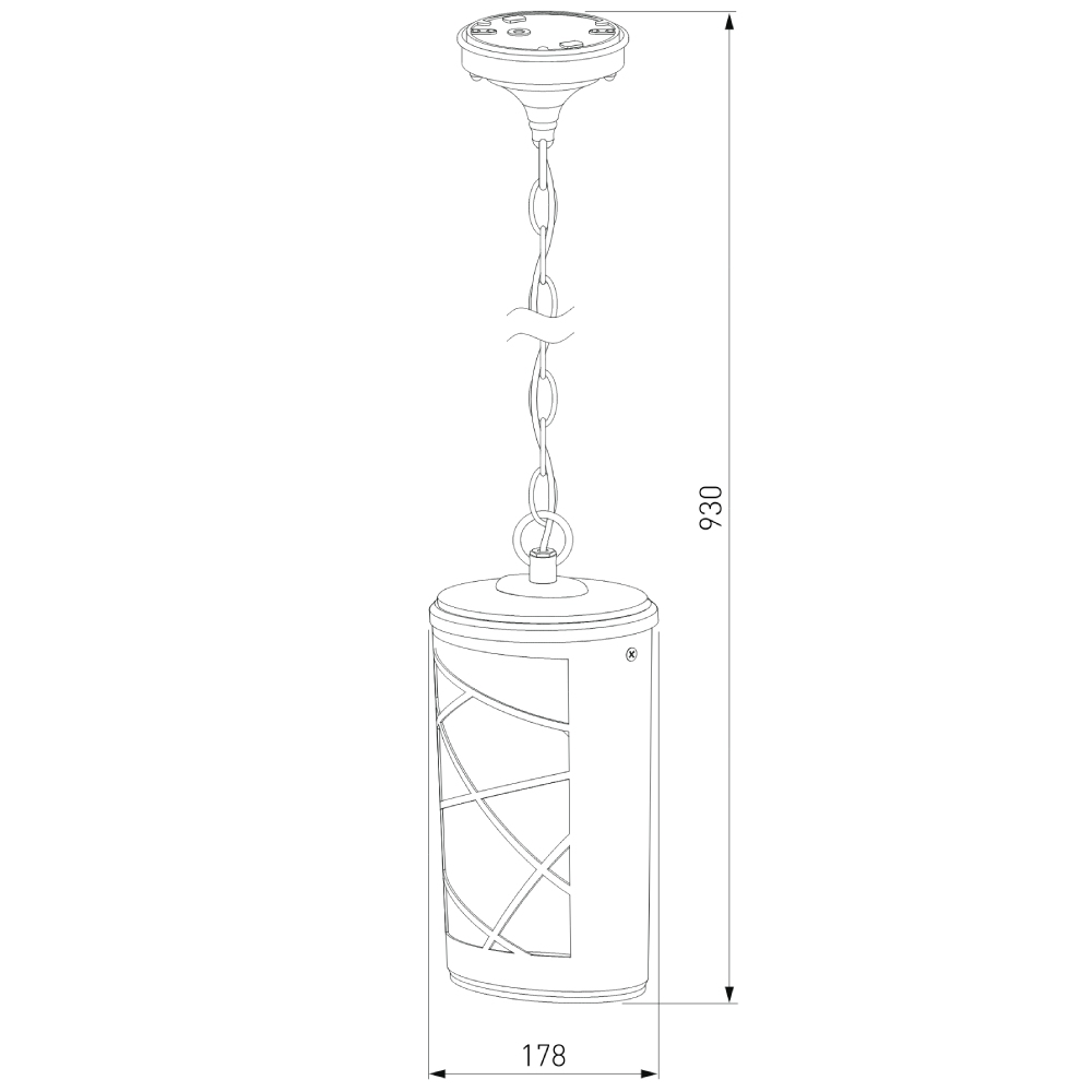 Уличный подвесной cветильник Elektrostandard Premier H GL 1017H 4690389115219 Уличный подвесной cветильник Elektrostandard Premier H GL 1017H 4690389115219