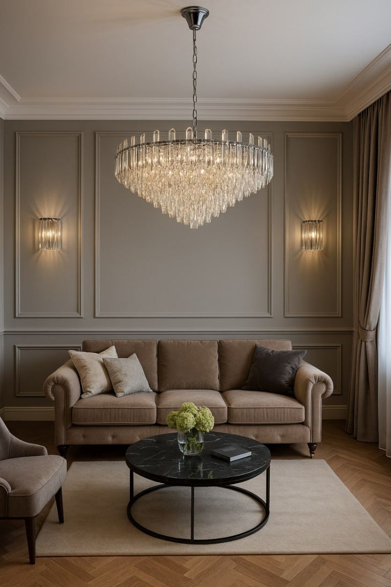 Подвесная люстра Modelux ML.7088.1000 GD