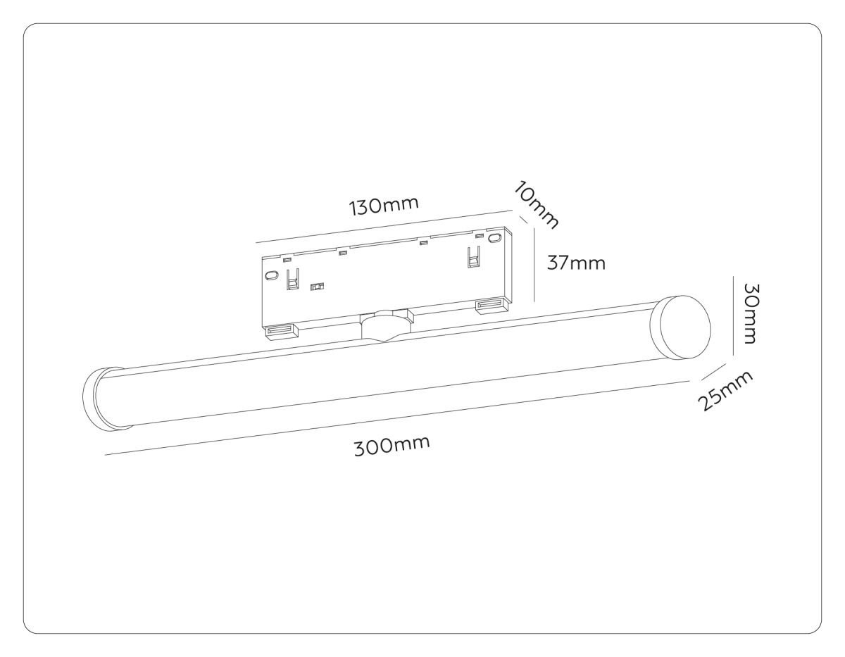 Трековый магнитный светильник Ambrella Light Track System GL2370