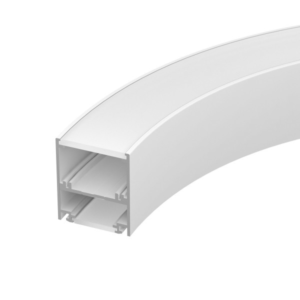 Алюминиевый профиль Arlight SL-ARC-5060-D1500-A90 White (дуга 1 из 4) 032698 Алюминиевый профиль Arlight SL-ARC-5060-D1500-A90 White (дуга 1 из 4) 032698
