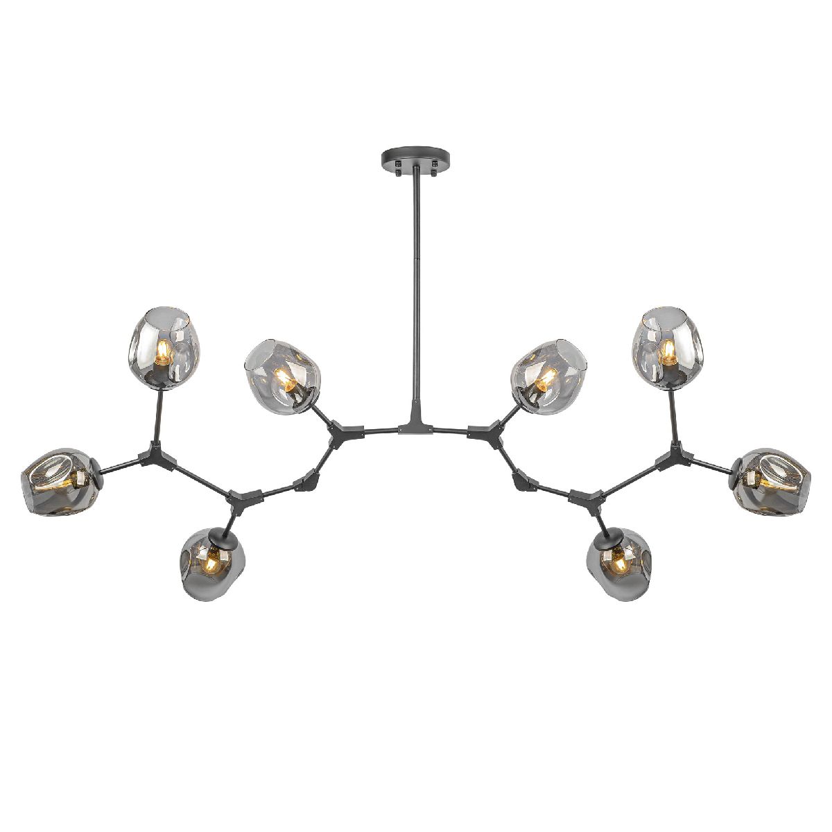 Люстра на штанге AM Group LOFT-8 BK