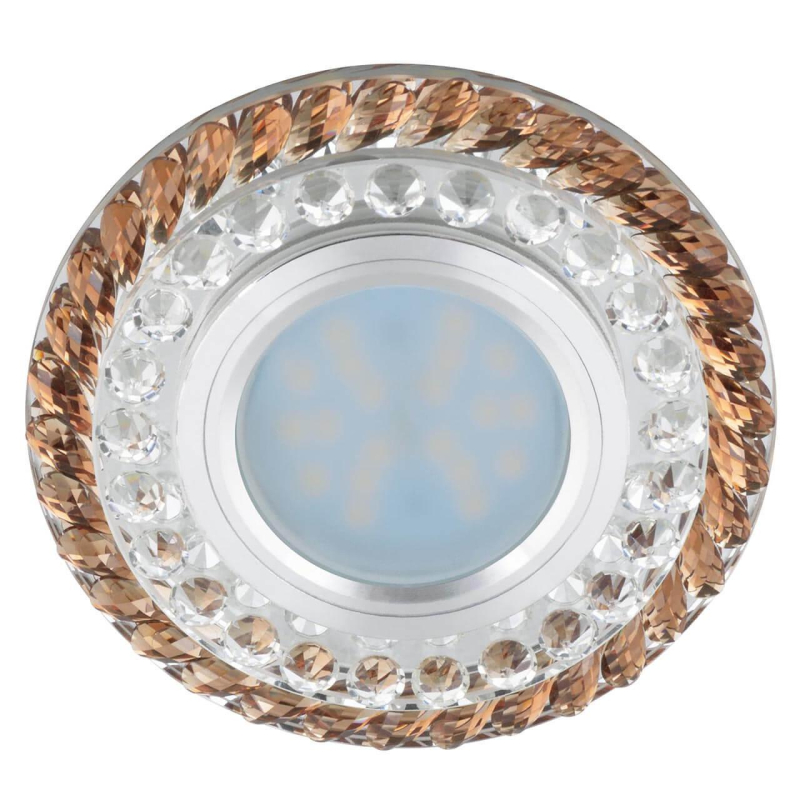 Встраиваемый светильник Fametto Luciole DLS-L132 GU5.3 Chrome/Brown Встраиваемый светильник Fametto Luciole DLS-L132 GU5.3 Chrome/Brown