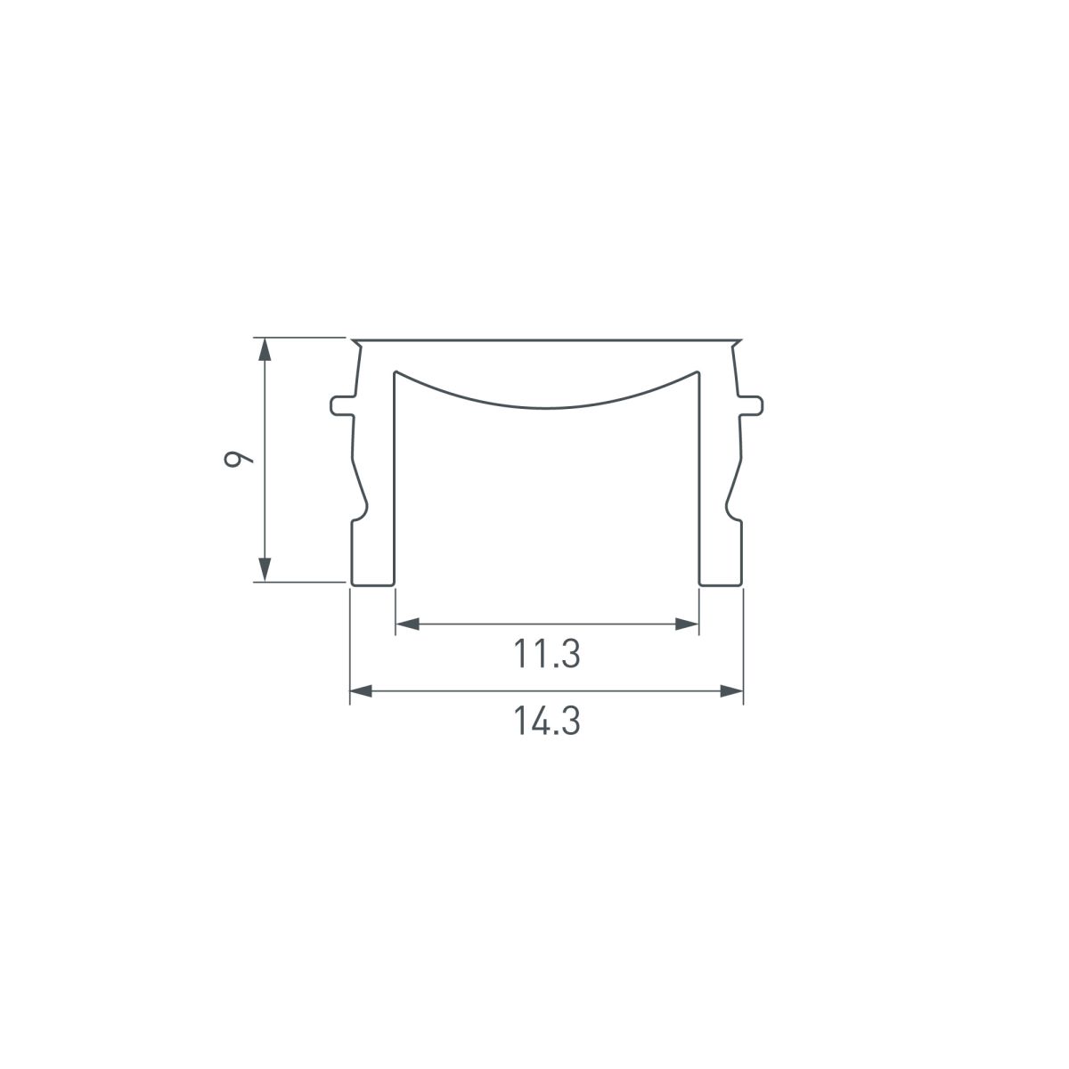 Экран матовый Arlight HR-M-IP65-3000 (Пластик) 065929