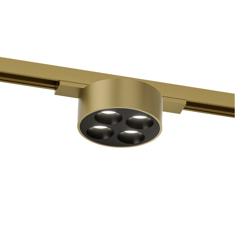 Трековый однофазный светильник Denkirs Shine grill DK5772-SB Трековый однофазный светильник Denkirs Shine grill DK5772-SB