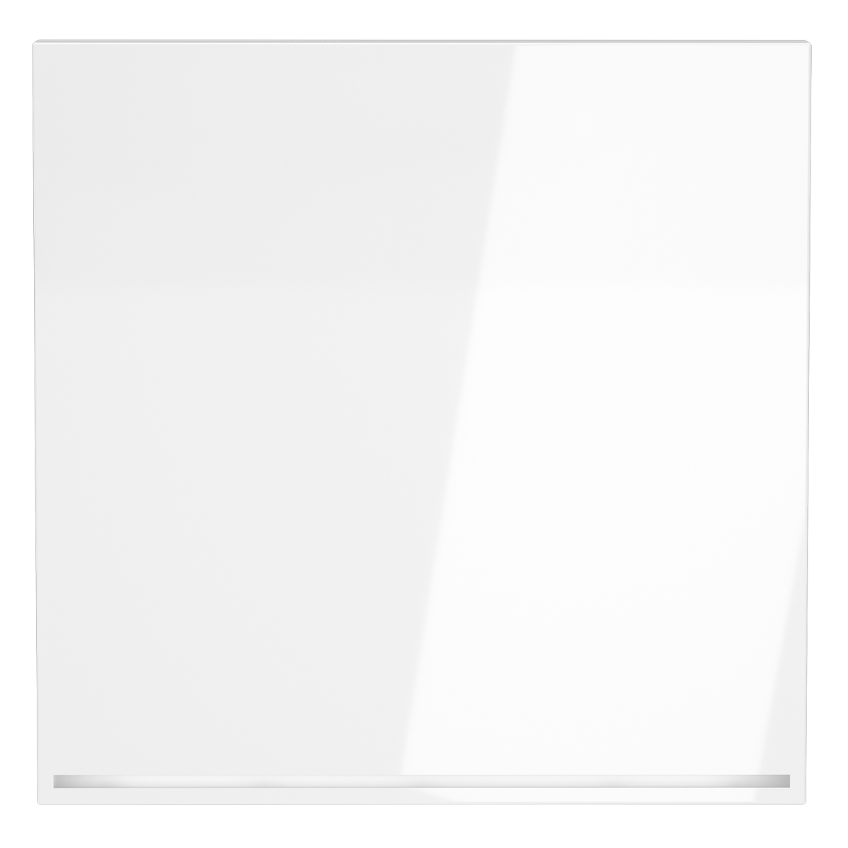 Клавиша для выключателя/переключателя одноклавишного с подсветкой Voltum S70 (белый глянцевый) VLS000201