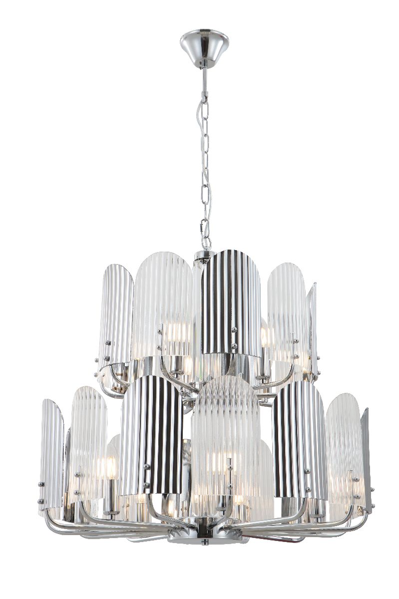 Подвесная люстра iLamp Dolce 15571-12 CR+MULT Подвесная люстра iLamp Dolce 15571-12 CR+MULT