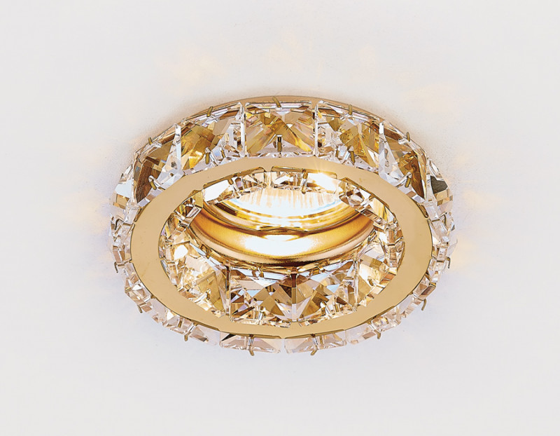 Встраиваемый светильник Ambrella Light K112 CL/G Встраиваемый светильник Ambrella Light K112 CL/G