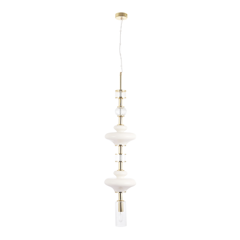 Подвесной светильник Crystal Lux VALENCIA SP1.1 GOLD Подвесной светильник Crystal Lux VALENCIA SP1.1 GOLD