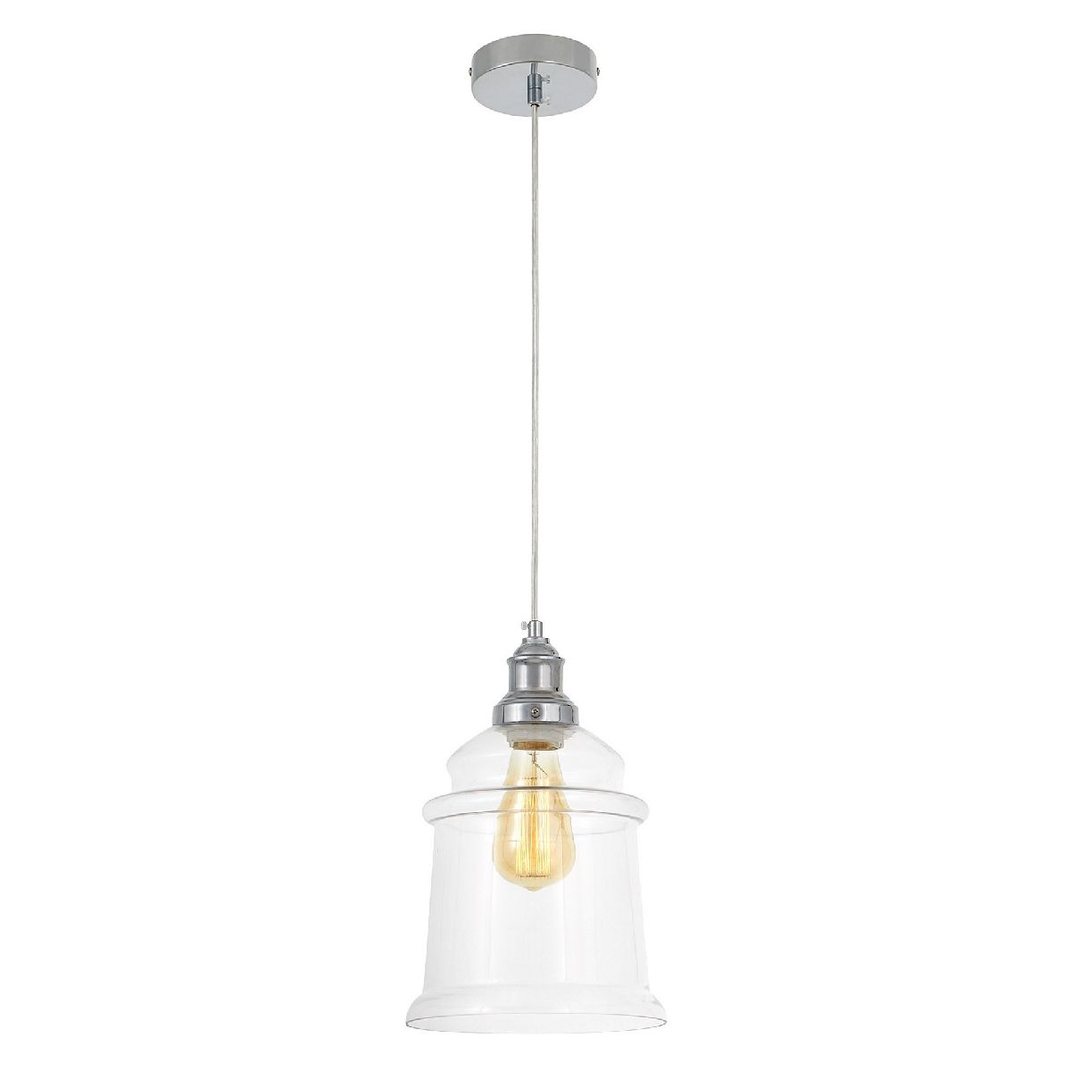 Подвесной светильник Lumina Deco Moletti LDP 6844-1 CHR+PR Подвесной светильник Lumina Deco Moletti LDP 6844-1 CHR+PR