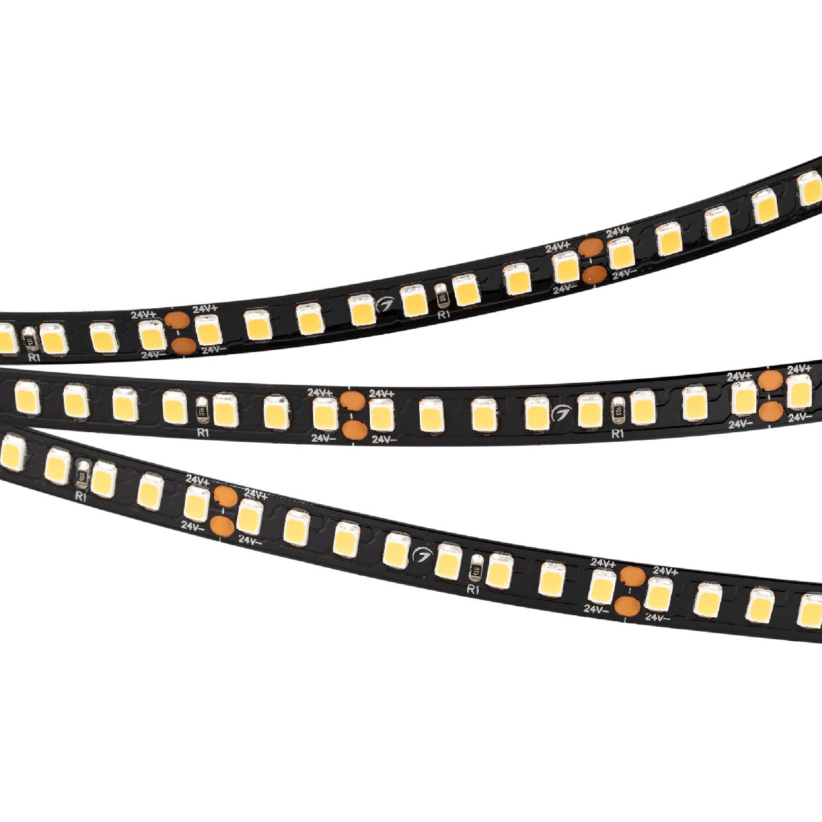 Светодиодная лента Arlight RT-A160-BLACK-8mm 24V Warm3000 (12 W/m, IP20, 2835, 5m) (Arlight, высок.эфф.150 лм/Вт) 029426(2) Светодиодная лента Arlight RT-A160-BLACK-8mm 24V Warm3000 (12 W/m, IP20, 2835, 5m) (Arlight, высок.эфф.150 лм/Вт) 029426(2)