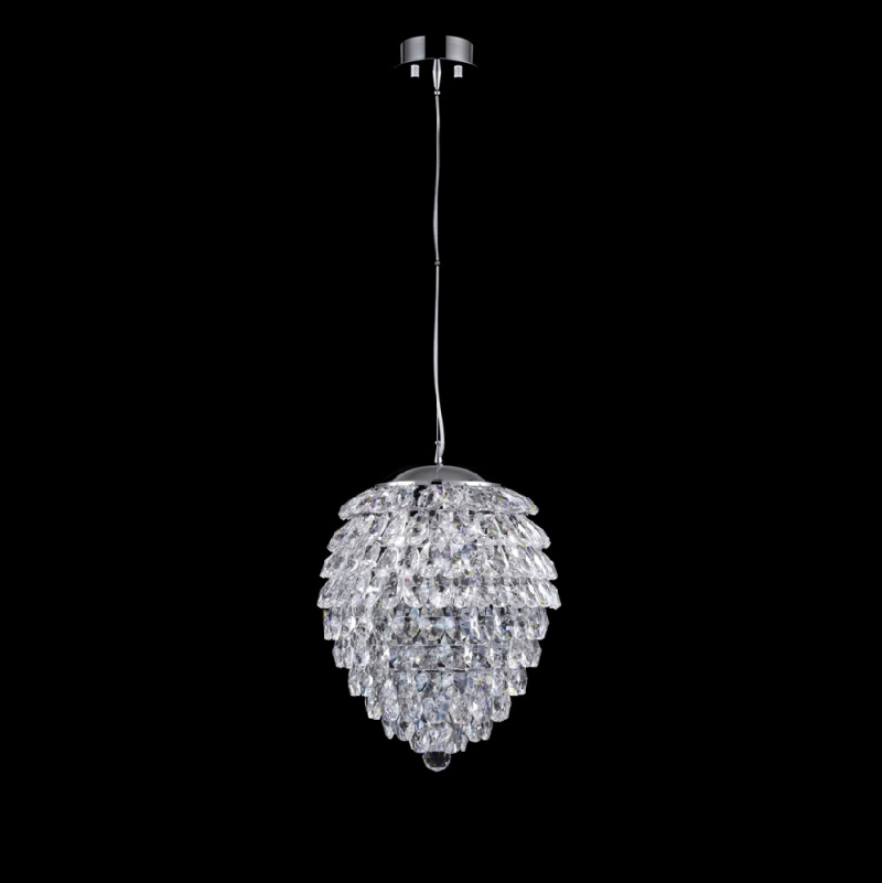 Подвесной светильник Crystal Lux Charme CHARME SP4 CHROME/TRANSPARENT Подвесной светильник Crystal Lux Charme CHARME SP4 CHROME/TRANSPARENT