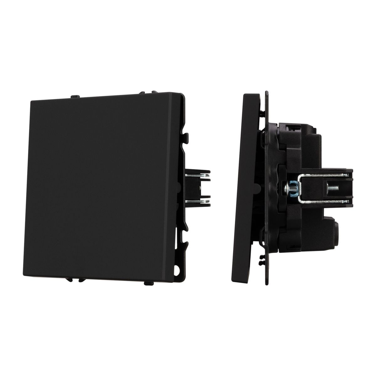 Механизм выключателя одноклавишный перекрёстный Arlight SWT-NOBE-MKX1-SFPL-BK (230V, 10A) 054249