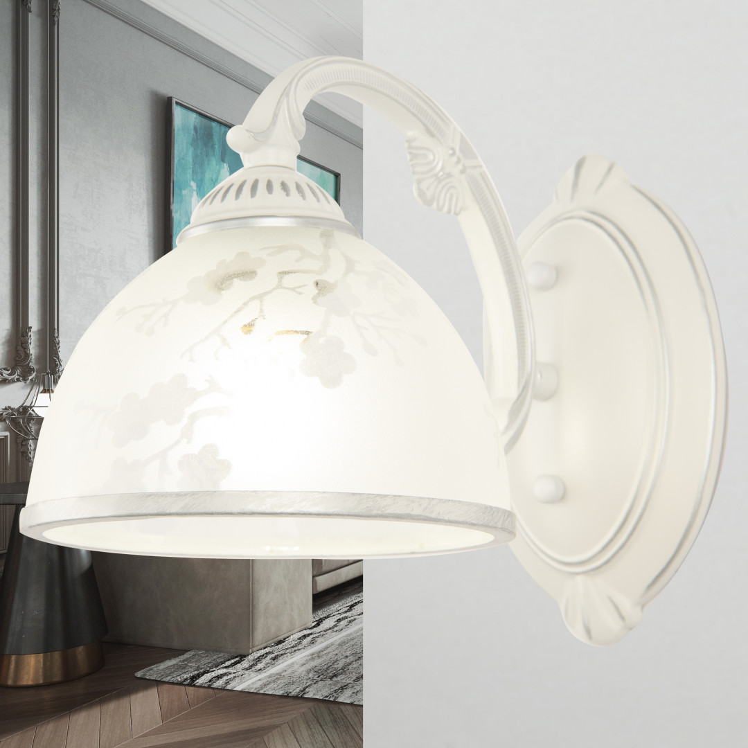 Бра Arte Milano 349737/1W WT+SL Бра Arte Milano 349737/1W WT+SL