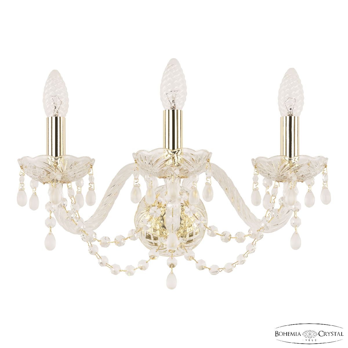 Бра Bohemia Ivele Crystal 112B/3/165 G V0300 Бра Bohemia Ivele Crystal 112B/3/165 G V0300