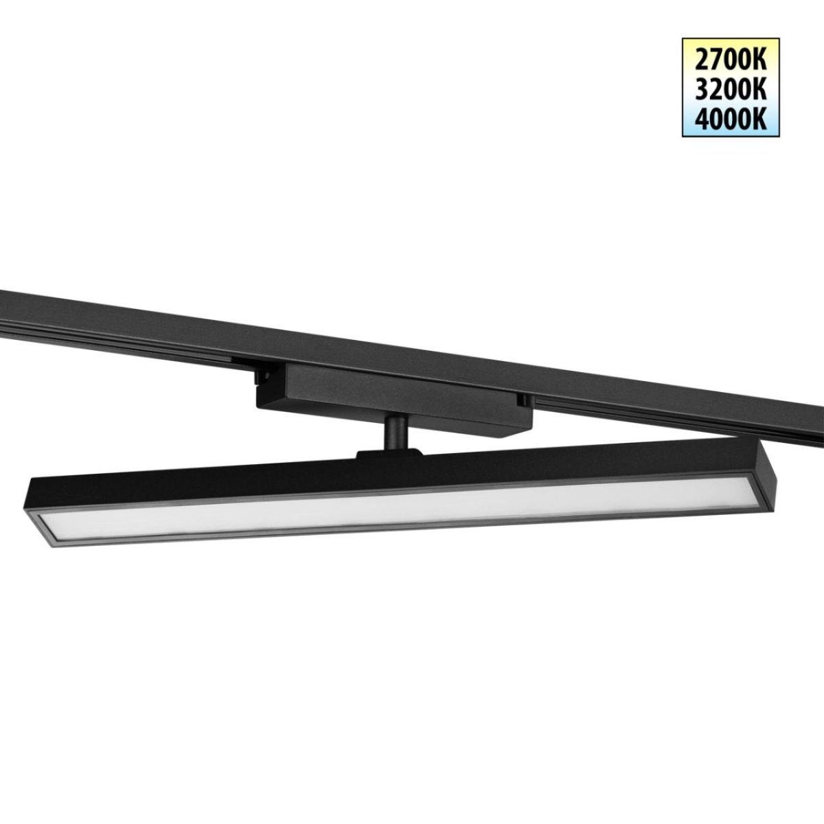 Трековый однофазный светильник с переключателем цв. температуры Novotech Port Stratus 359773