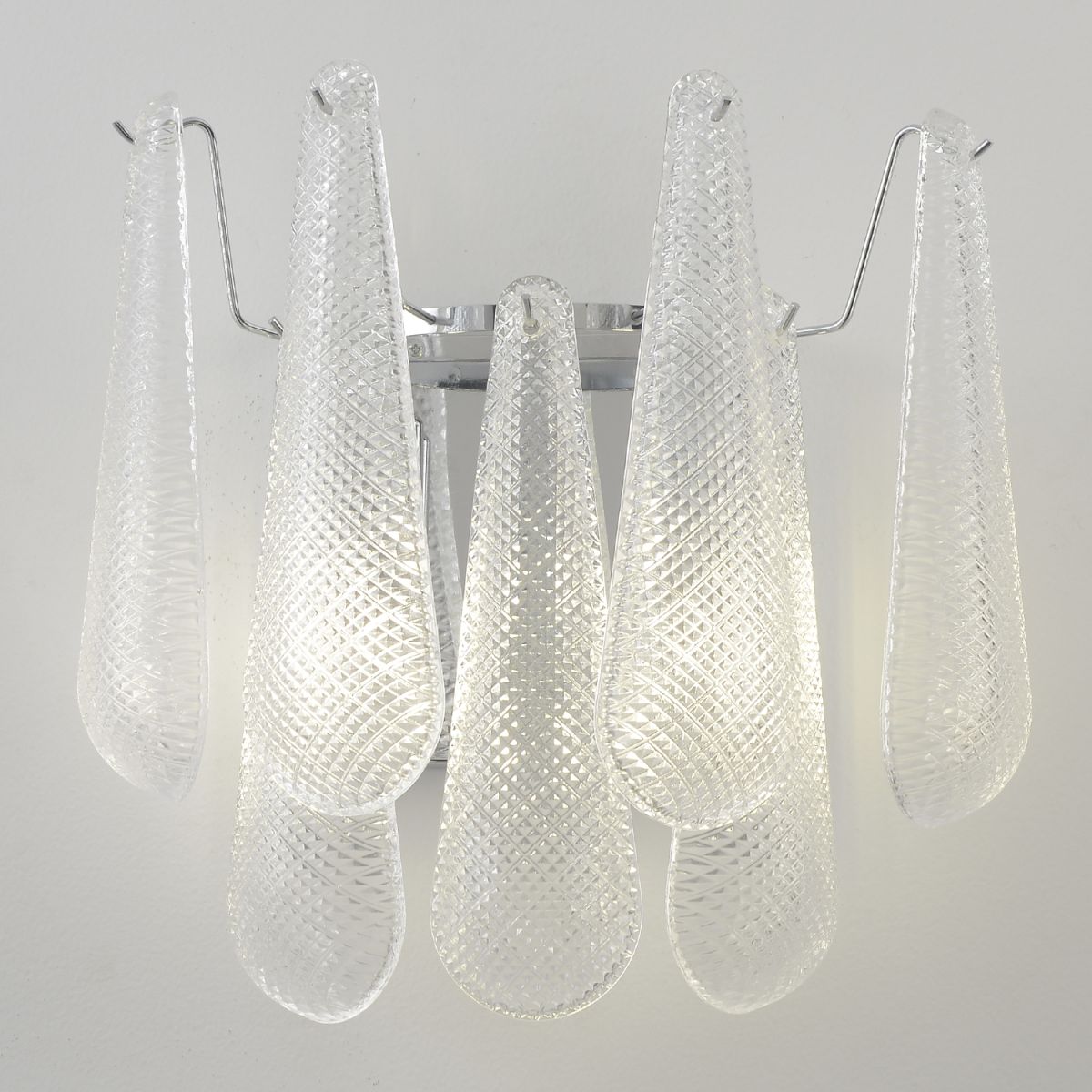 Настенный светильник Crystal Lux FONTAIN AP2 CHROME