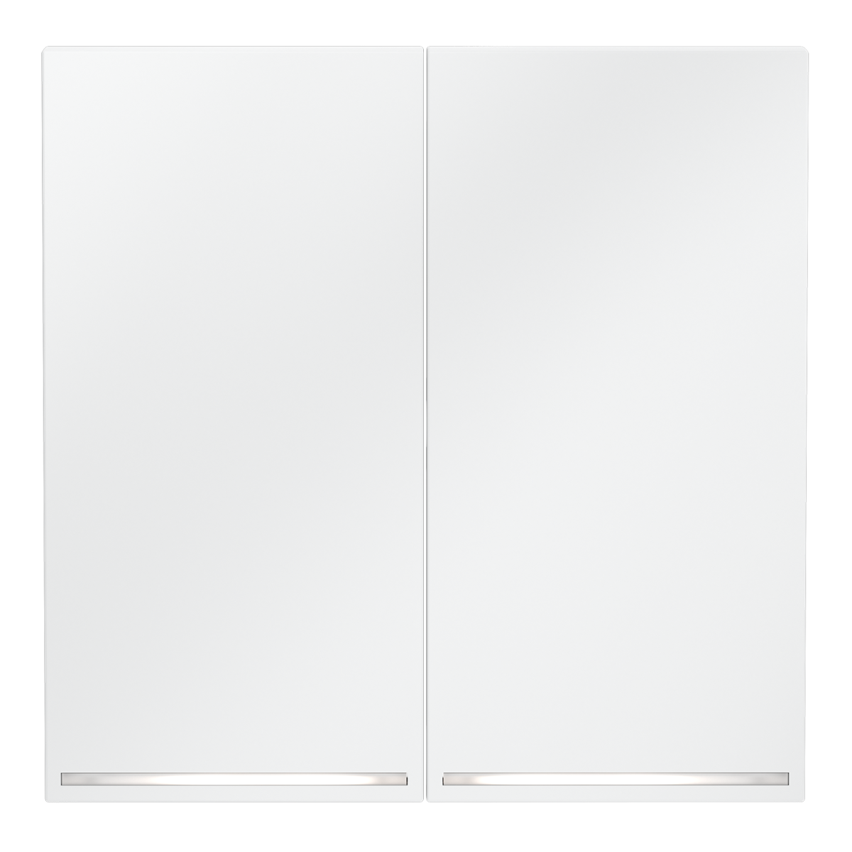 Клавиши для выключателя/переключателя двухклавишного с подсветкой Voltum S70 (белый матовый) VLS000402