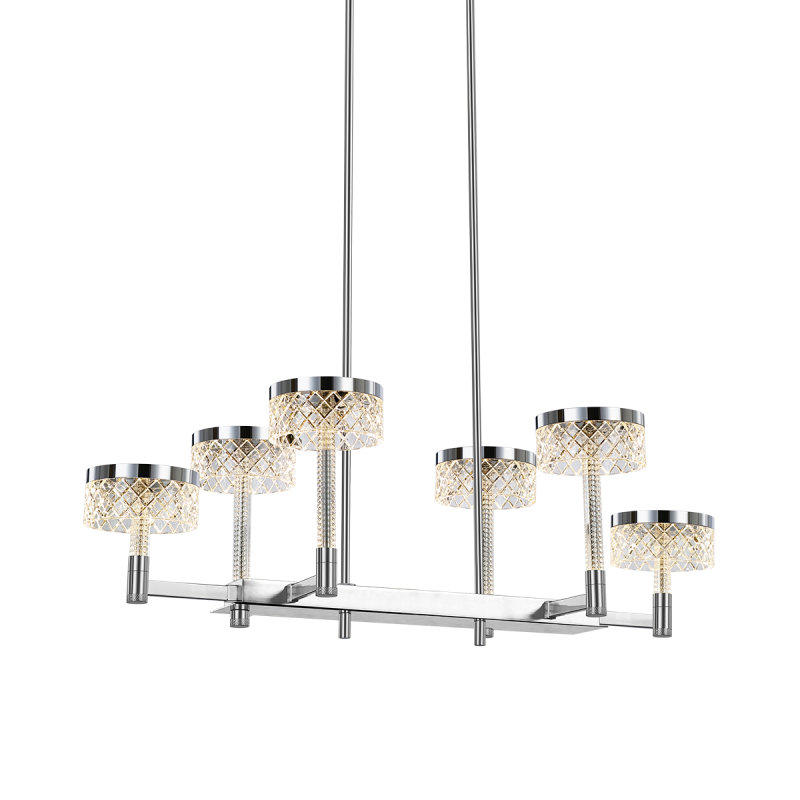 Подвесная люстра Delight Collection MD21020075 MD21020075-6B chrome Подвесная люстра Delight Collection MD21020075 MD21020075-6B chrome