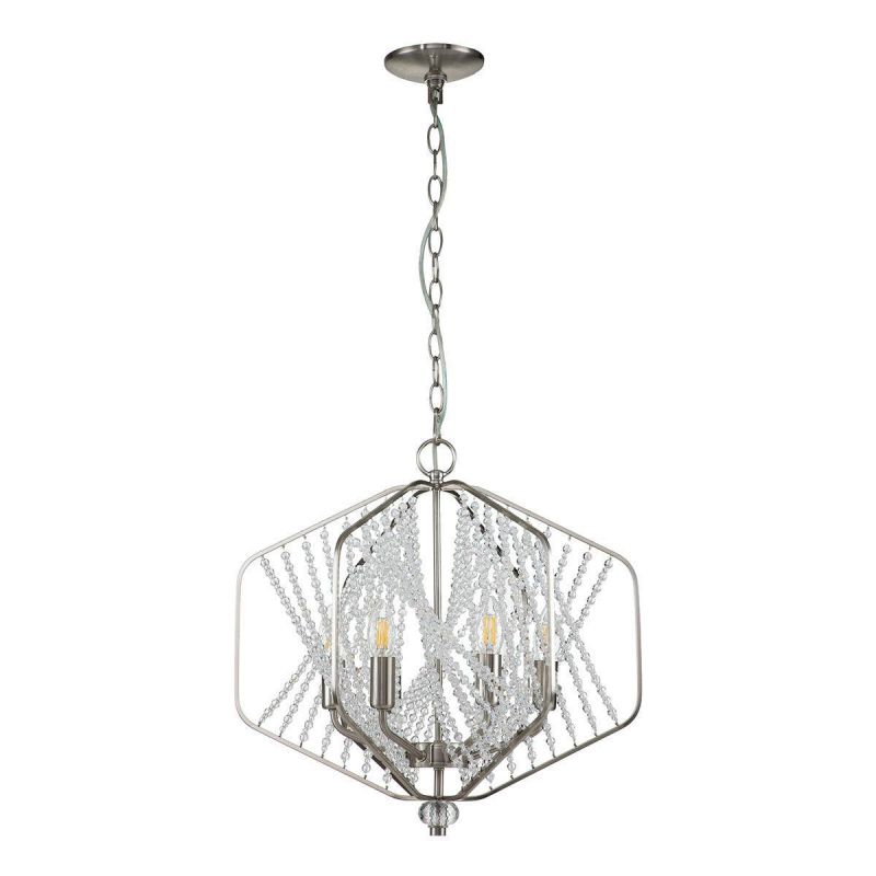 Подвесная люстра Indigo Ballo 12004/6P Nickel V000276