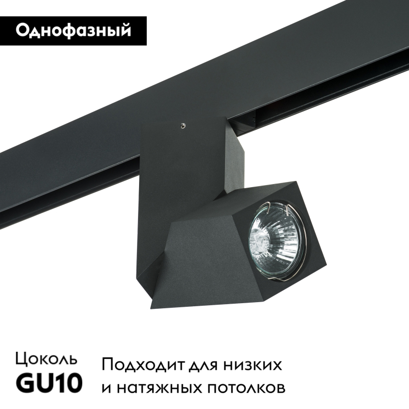 Трековый светильник Lightstar Illumo PRO051057 (595017+051057)