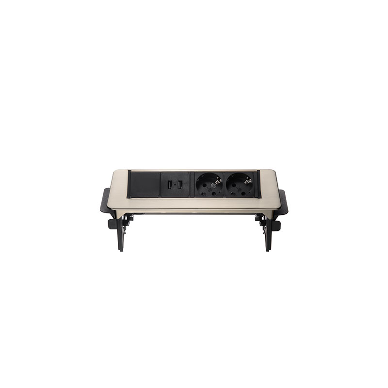 Блок розеток 47 (2 секции и 2 USB) Mebax 00-00000830