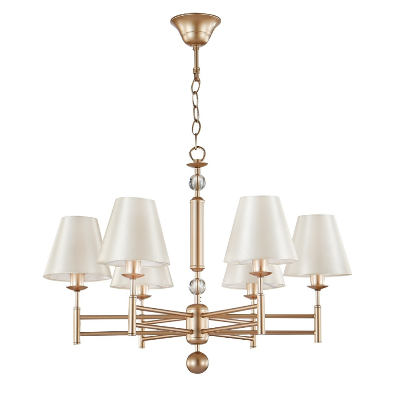Подвесная люстра Crystal Lux FLAVIO SP6 GOLD Подвесная люстра Crystal Lux FLAVIO SP6 GOLD