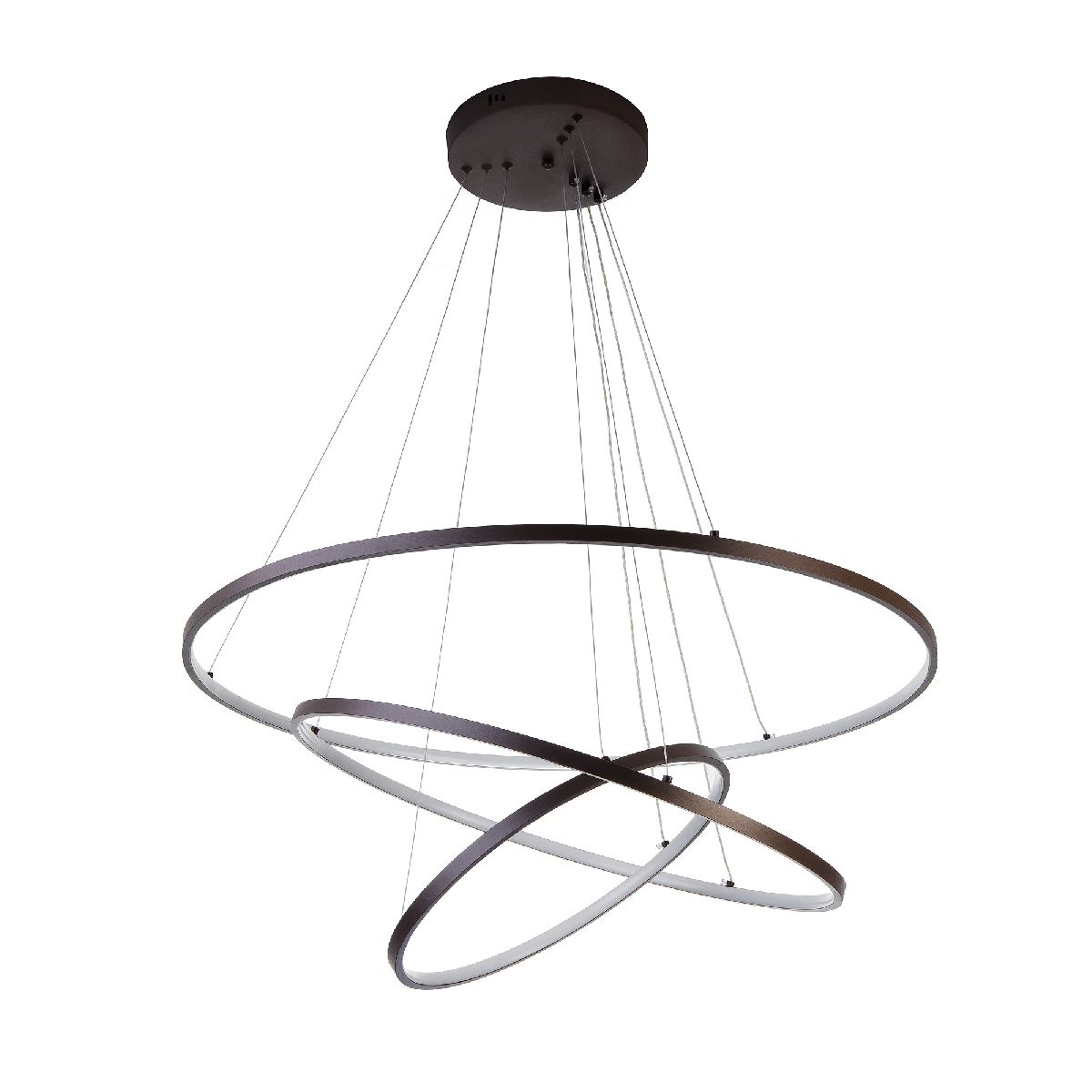 Подвесная люстра LED4U L5053-80-60-40 BR Подвесная люстра LED4U L5053-80-60-40 BR