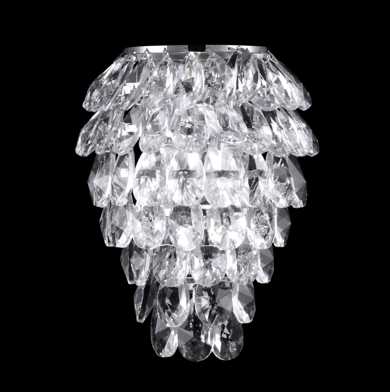 Бра Crystal Lux Charme CHARME AP3 CHROME/TRANSPARENT Бра Crystal Lux Charme CHARME AP3 CHROME/TRANSPARENT