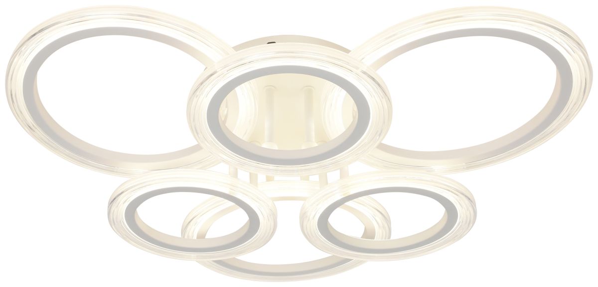 Потолочный светильник Эра Модерн Ring CLL-1-90W 3K-6,5K RC WH Б0069749