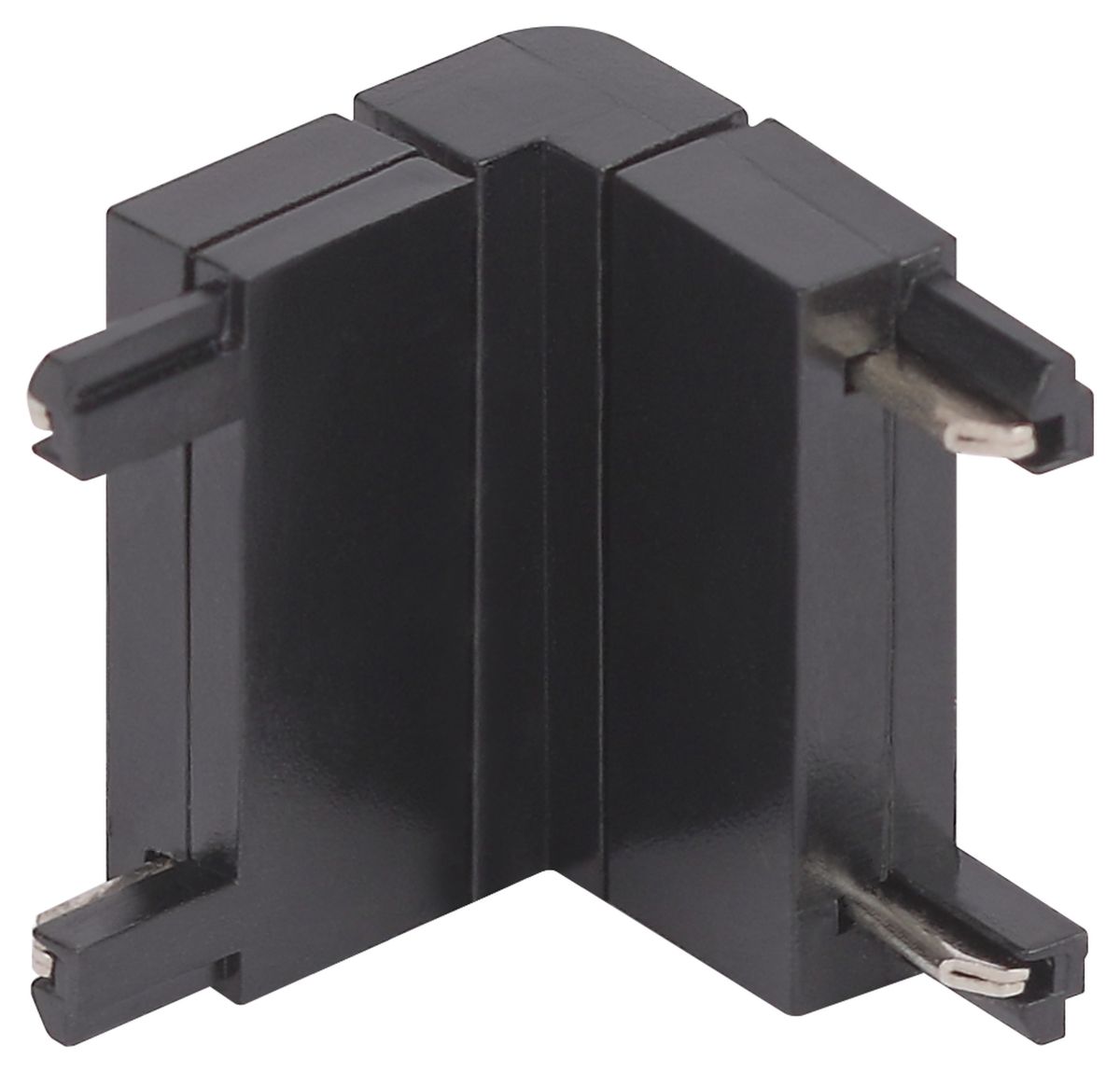 Коннектор  угловой внутренний для тонкого магнитного шинопровода Эра TRM-S5-CCW BK