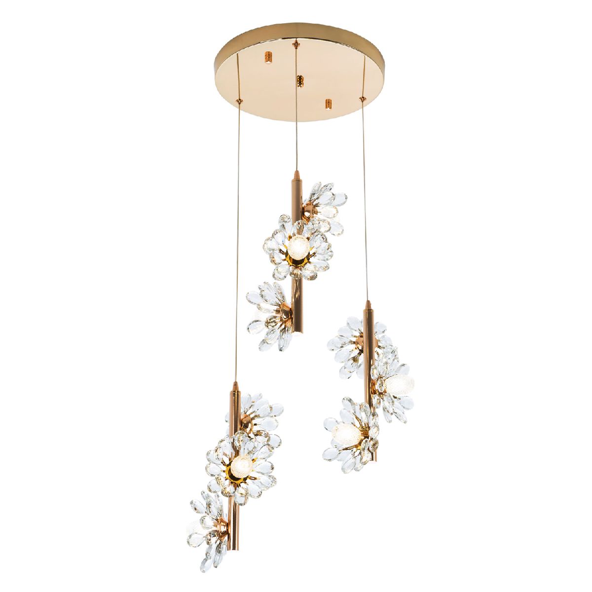 Подвесная люстра Modelux ML.1855.9 GD Подвесная люстра Modelux ML.1855.9 GD