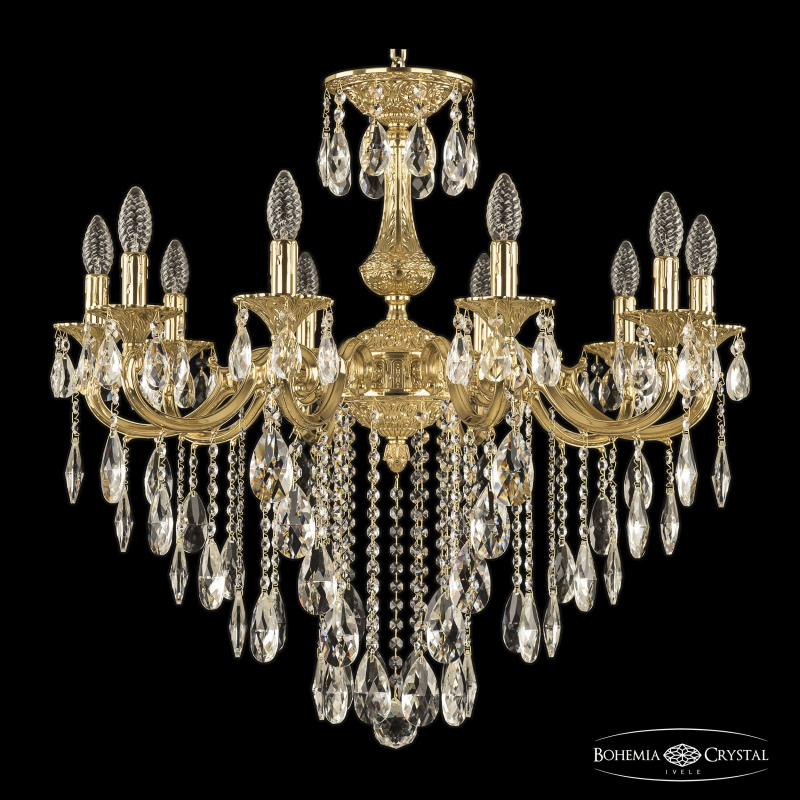 Подвесная люстра Bohemia Ivele Crystal Verona 72101/10/250 B G
