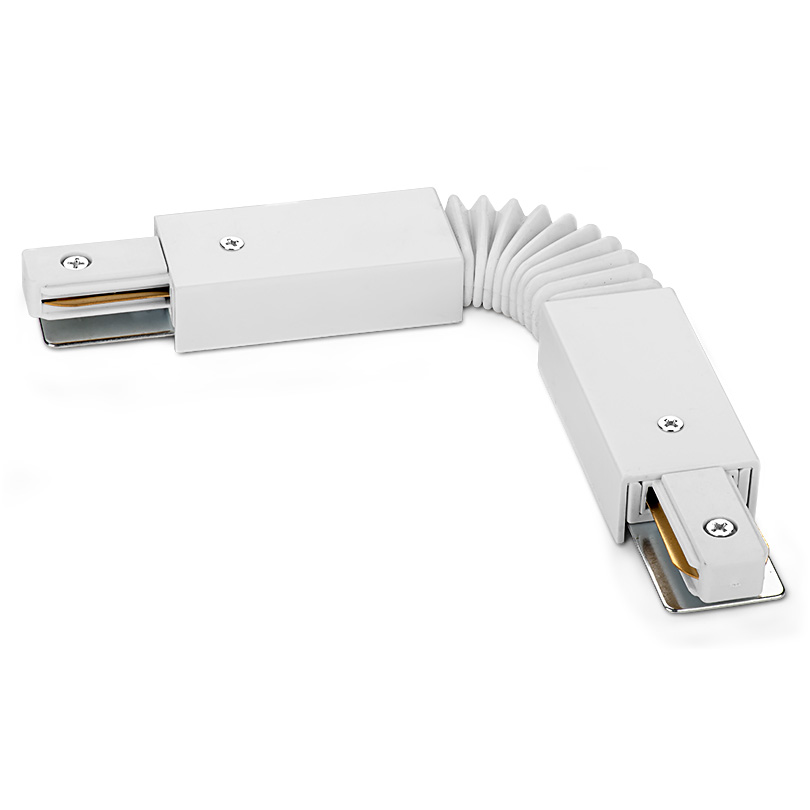 Коннектор гибкий для однофазного шинопровода WOLTA WTL-FC/01W Белый